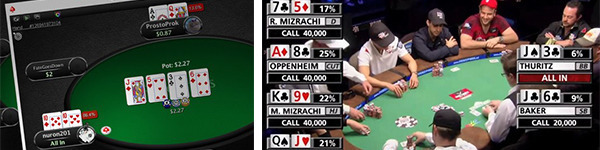All-In Equity Display на PokerStars
