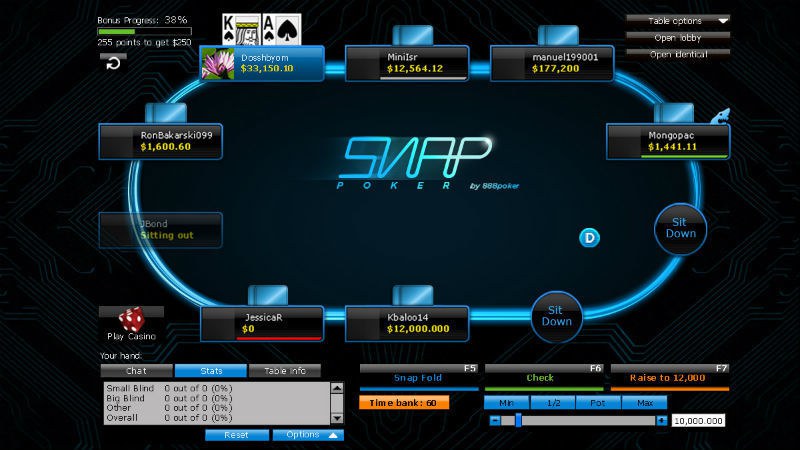 snap покер